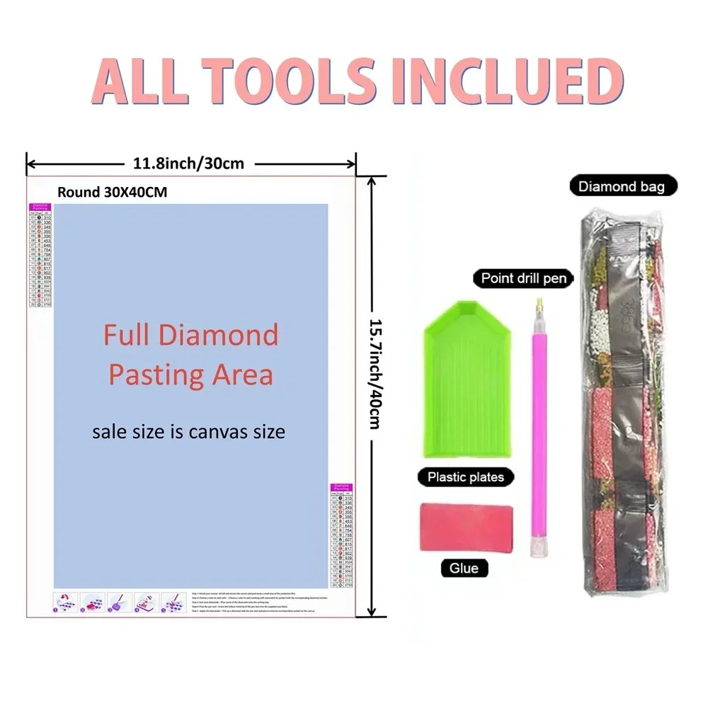 Marquez 5D Diamond Painting Motorcycle – DIY Sports Diamond Embroidery Mosaic Oil Painting for Home Decor and Gift