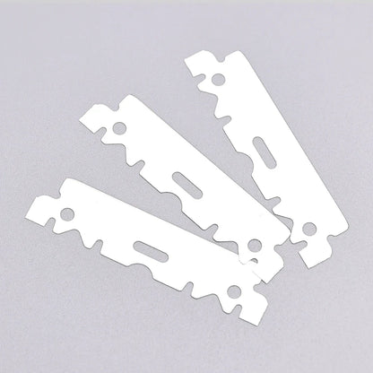 100pcs Stainless Steel Safety Razor Blades — Replacement Shaving Blades for Men’s Razors & Barber Tools