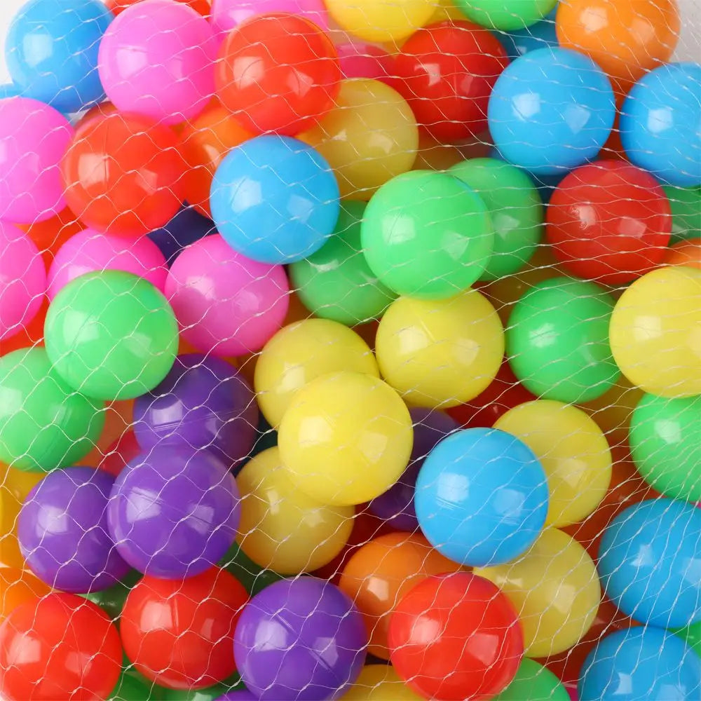 100PCS Colorful Soft Water Balls – Outdoor Sport Pool & Ocean Wave Toys, Eco-Friendly Stress Relief Air Balloons for Babies & Children
