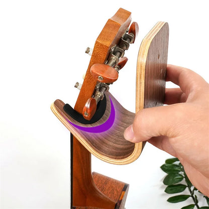 Wall-Mounted Stringed Instrument Hanger — Space-Saving Guitar & Musical Instrument Holder
