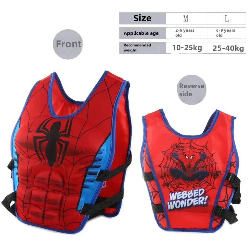 Marvel Avengers Swimsuit - Spiderman Kawaii Cartoon Cosplay Bathing Suit for Kids, Swimming & Holiday Gift