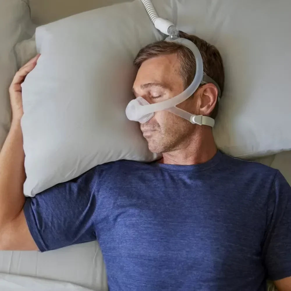 Original DreamWisp Nasal CPAP Mask with Headgear – Anti-Snoring Sleep Apnea Ventilator for Home Use