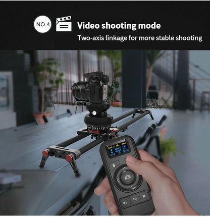 Desiontal YT-1200 Rotation Panoramic Remote Control - Pan Tilt Motorized Tripod Electric Head for Phones & Cameras