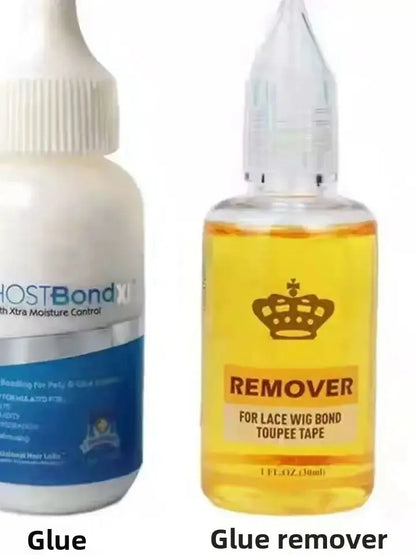 GHOSTBOND 1.3oz Hair Replacement Adhesive — Invisible Wig Glue, Water & Oil Resistant, Non-Toxic Bonding Solution