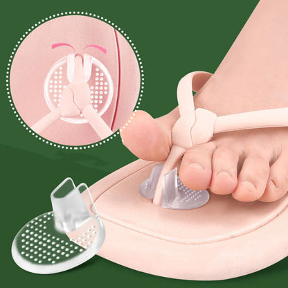 Invisible Flip-Flop Gel Pads – Anti-Slip, Anti-Wear Foot Cushions & Toe Separators for Men and Women