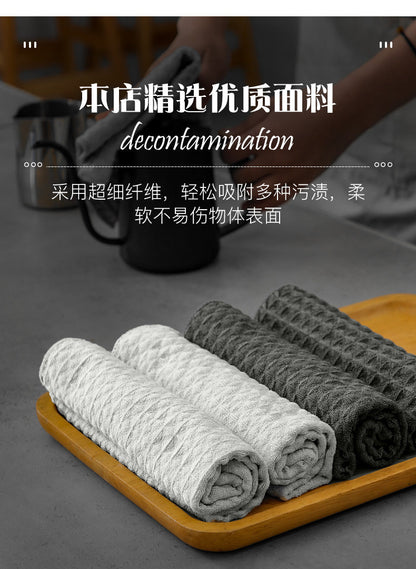 Super Absorbent Barista Towel – Lint-Free Square Coffee Machine Cleaning Cloth