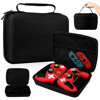New PS5 Dual Controller Storage Bag – Portable Shockproof Travel Case for PS5, PS4, Switch Pro & Xbox Series Gamepads