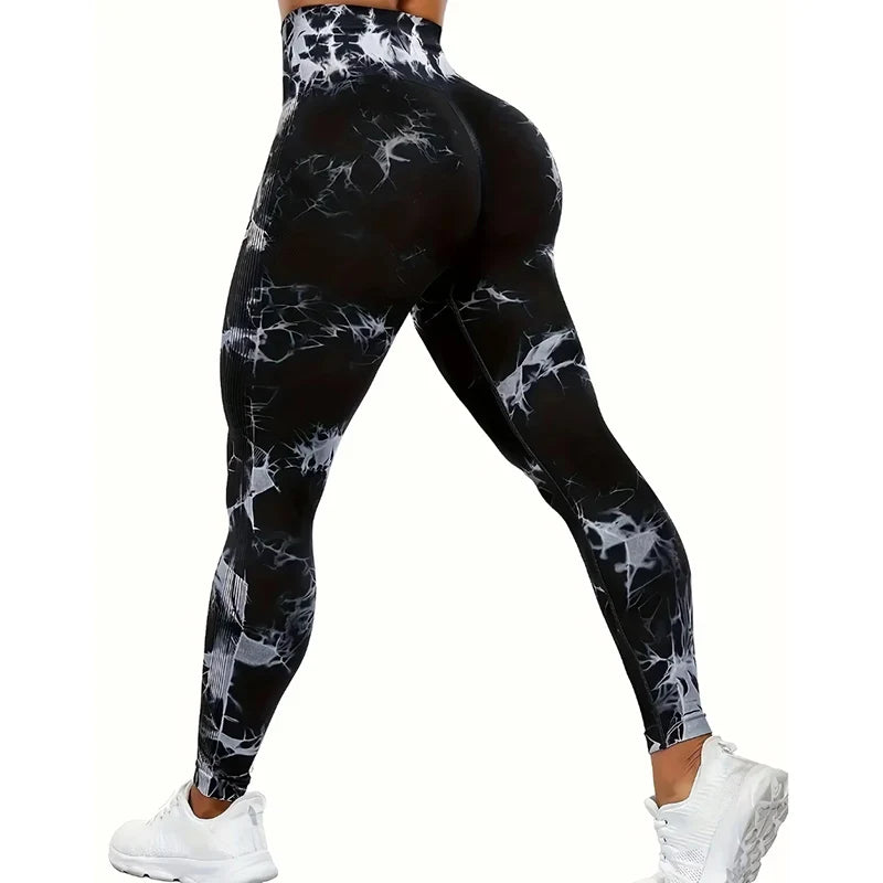 Women’s High-Waist Yoga Pants — Seamless Push-Up Sport Leggings for Fitness, Workout & Gym Wear