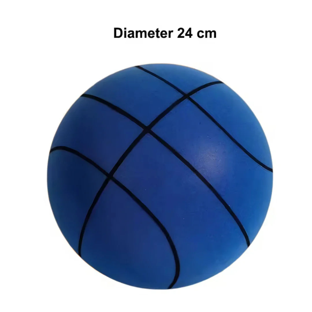 Silent Basketball — Quiet, High-Density Soft PU Foam Squeezable Ball — Indoor Mute Bouncing Sports Toy for Kids