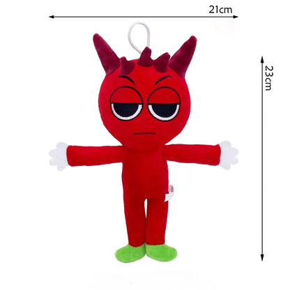 20cm Sprunki Plush Toys – Sprunki Game Pillow Doll, Soft Stuffed Toy for Kids’ Birthday & Christmas Gift