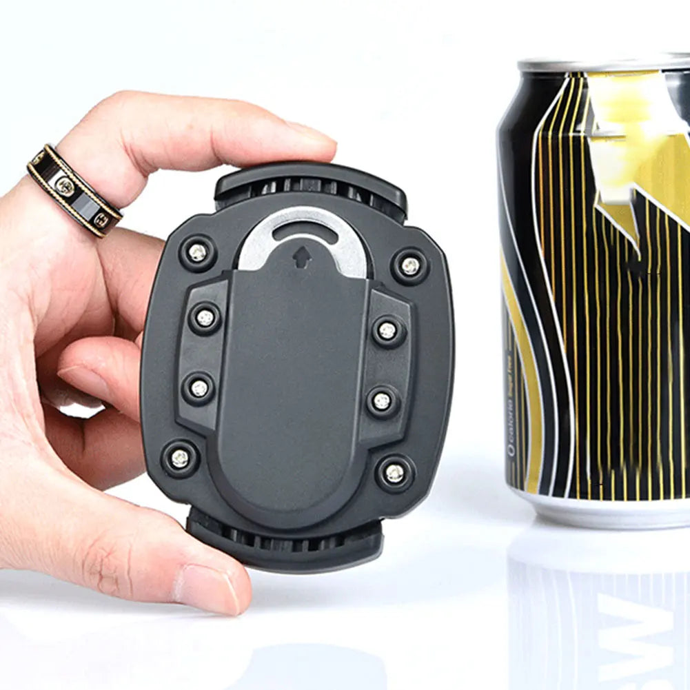 2-in-1 Stainless Steel Can Opener & Corkscrew – Portable Multifunction Bottle Opener for Beer & Drinks, 1/2 PCS