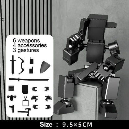 Multi-Jointed Movable Shapeshift Robot 3.0 – 3D Printed Action Model Doll Toy & Christmas Gift