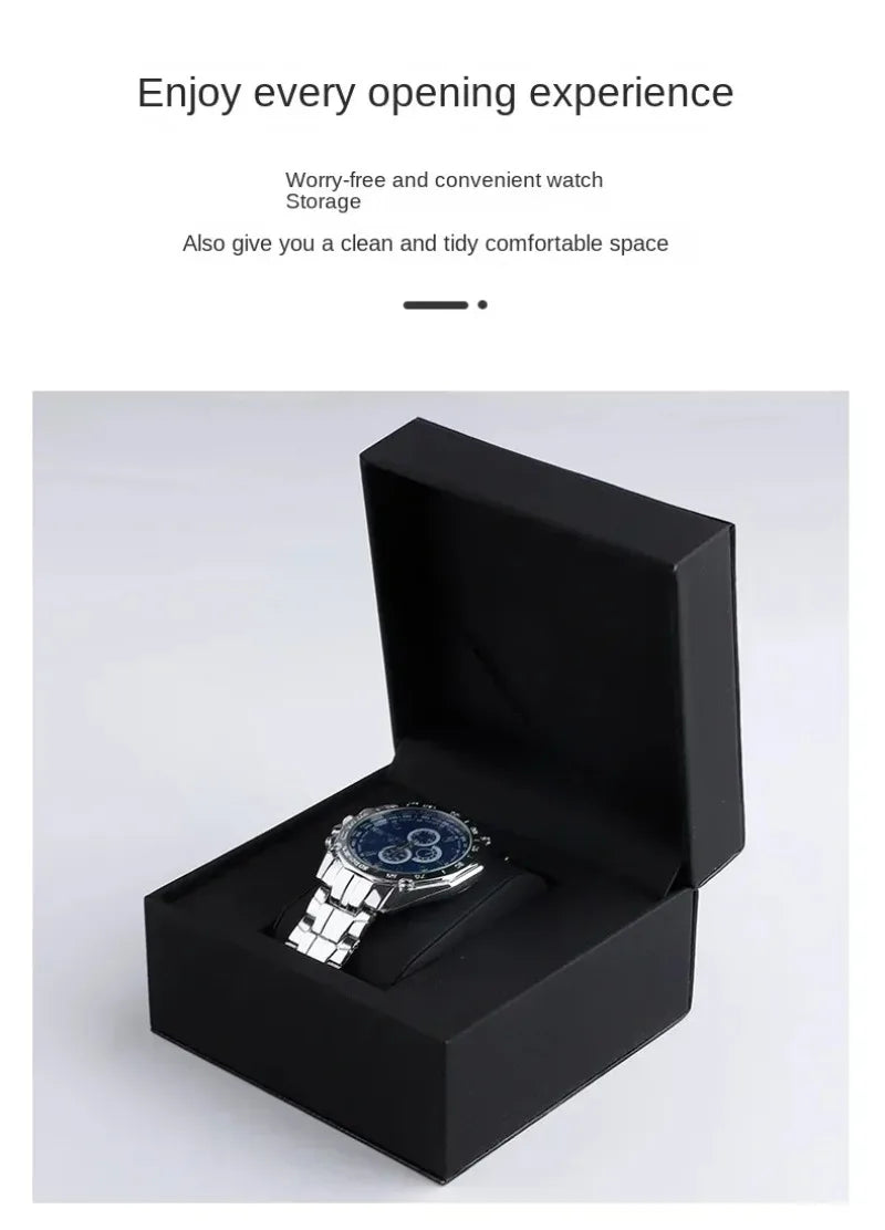 Custom Logo Watch Storage Box – Professional Packaging Case for Business, Transport & Personal Gift Use