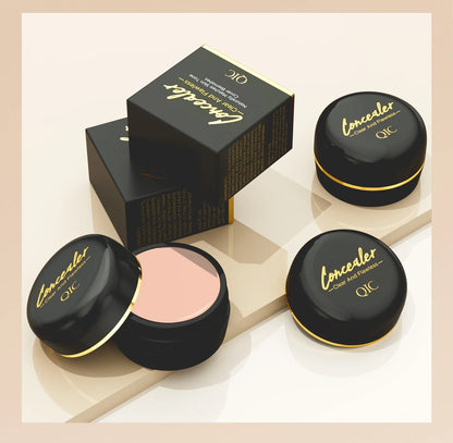 Waterproof Full-Coverage Concealer — Natural Finish Foundation for Tattoos, Scars, All Skin Tones & Types