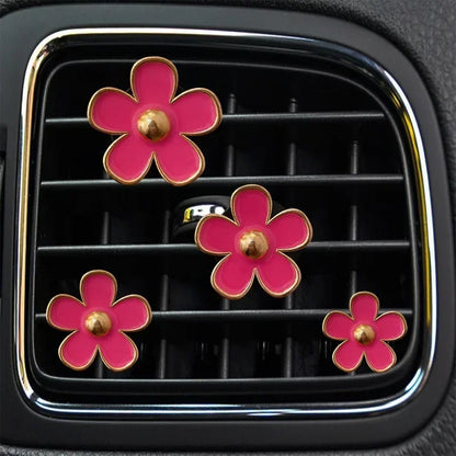 Car Air Vent Perfume Clip – Aromatherapy Freshener with Cute Flower Design