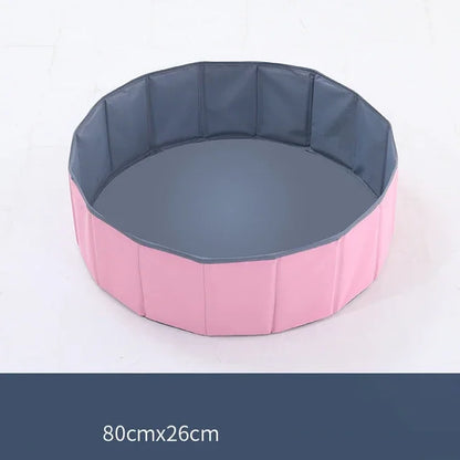 80x26cm Kids Ball Pit – Portable & Foldable Oxford Cloth Ball Pool for Toddlers & Babies, Indoor/Outdoor (Balls Not Included)