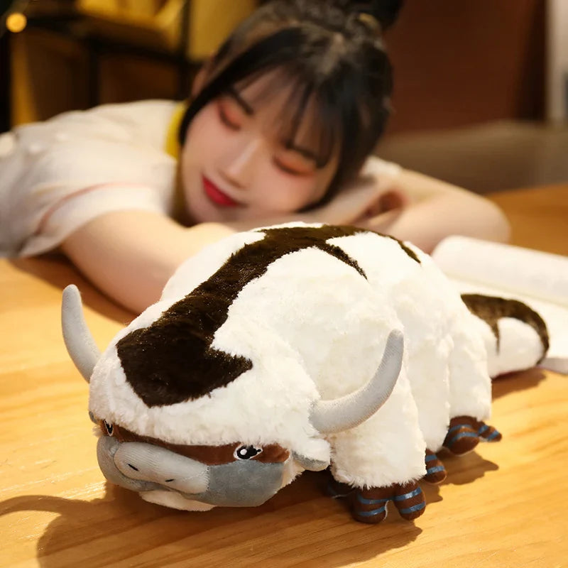 Kawaii Anime Appa Plushie – Bull Cow Stuffed Doll Toy, Christmas Gift Inspired by Avatar Aang The Last Airbender