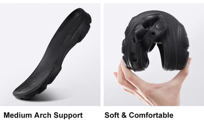 Comwarm Men’s Clogs Slippers – Breathable Non-Slip Garden & Beach Sandals for Indoor Outdoor Casual Wear