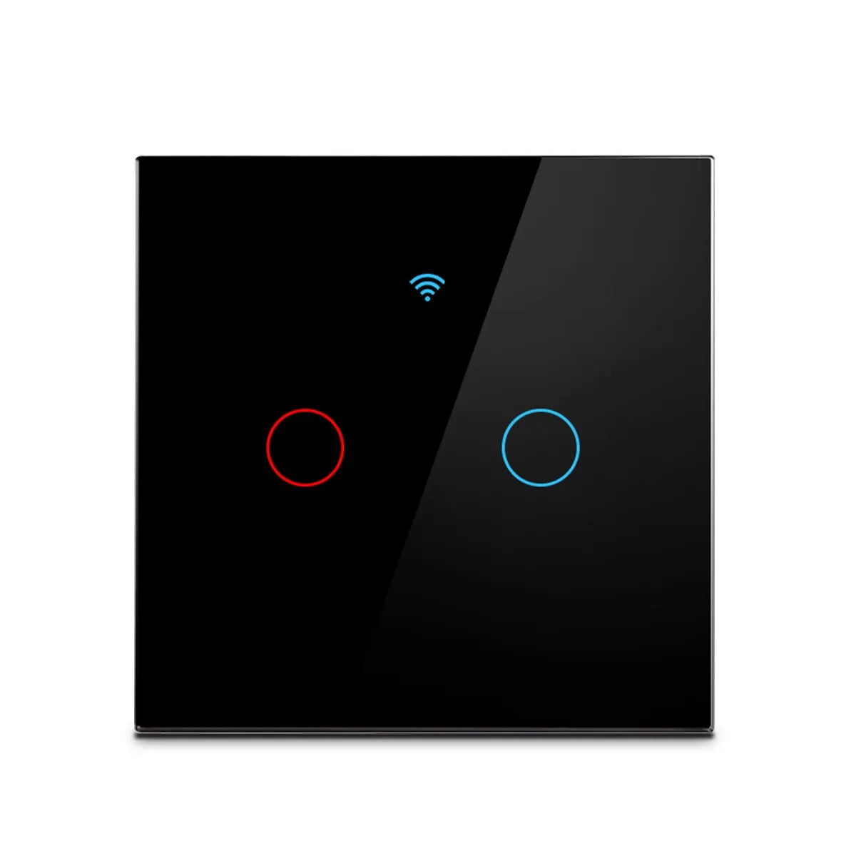Tuya WiFi Smart Home Switch - US/EU Glass Touch Panel, Voice & Wireless Remote Control Compatible with Alexa & Google Home