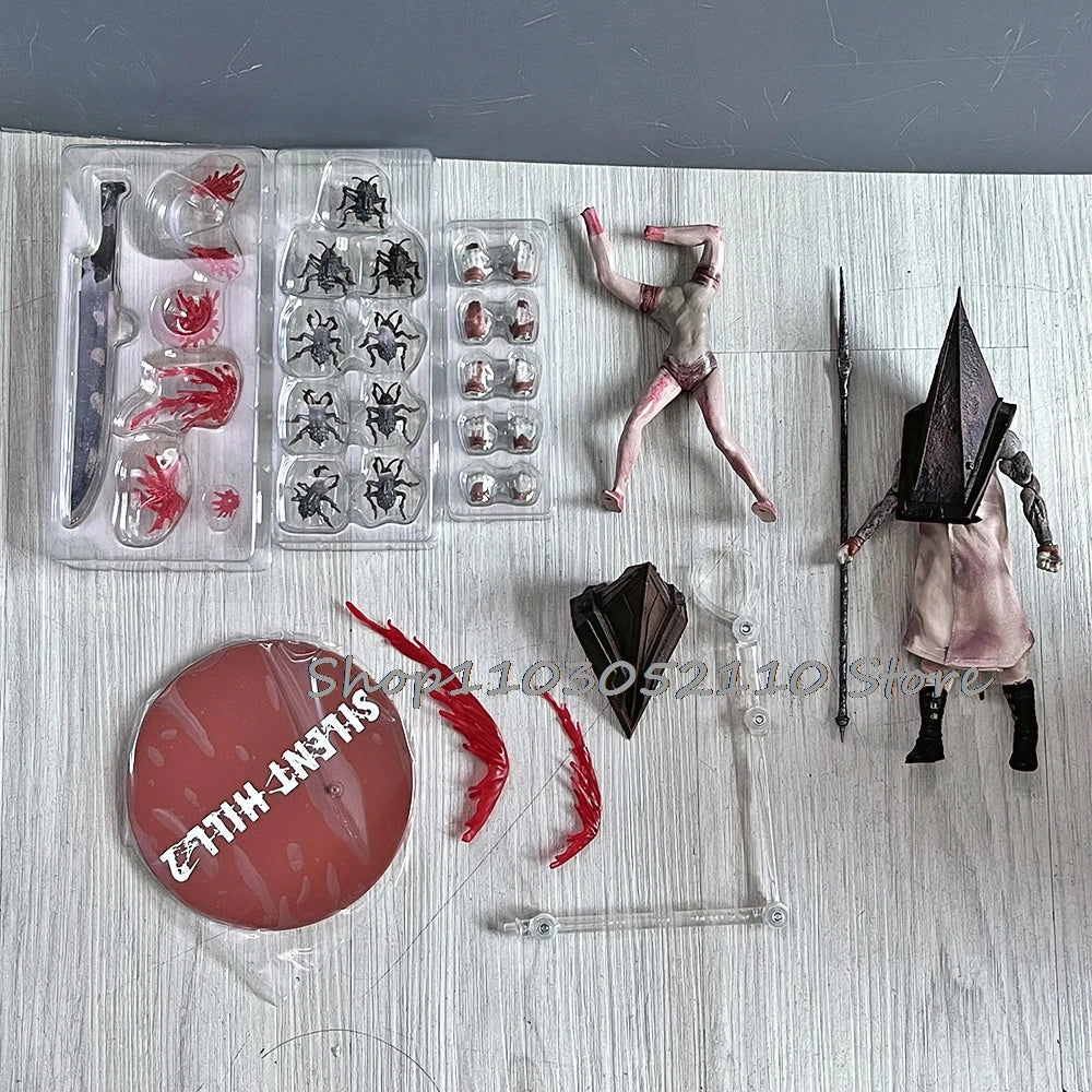 MEZCO Silent Hill 2 Red Pyramid Thing Action Figure – ONE:12 Collectible Movable Toy Gift