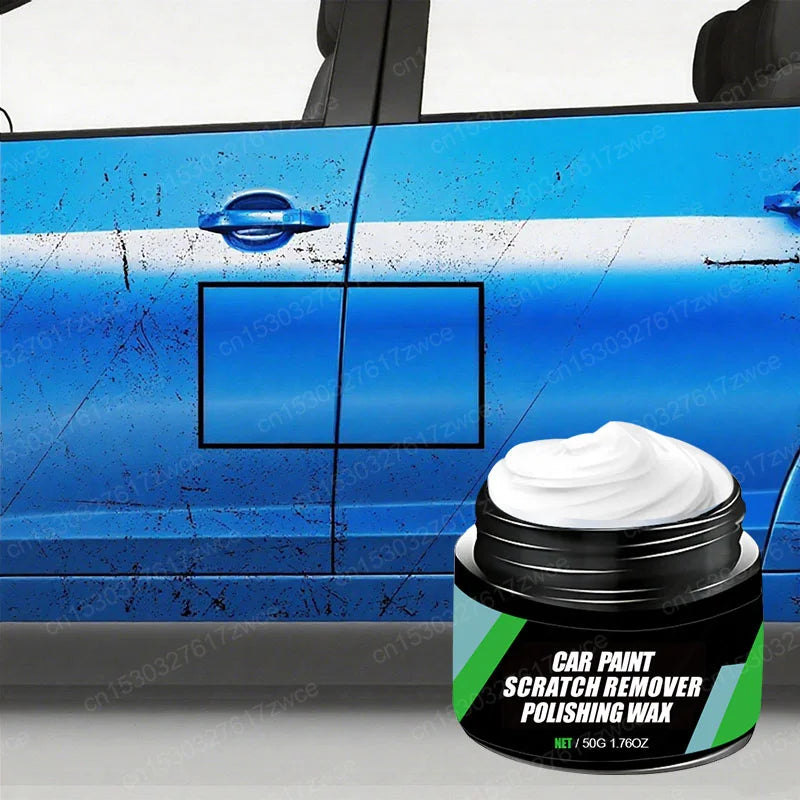 Car Scratch Remover Kit — Auto Swirl & Scratch Repair Polishing Compound with Anti-Scratch Wax