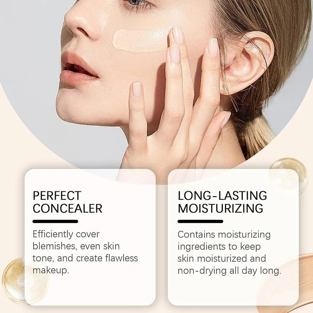 4-in-1 Biomimic Foundation with SPF50+ – Longwearing Light-Adaptive Concealer & Changing Coverage Formula
