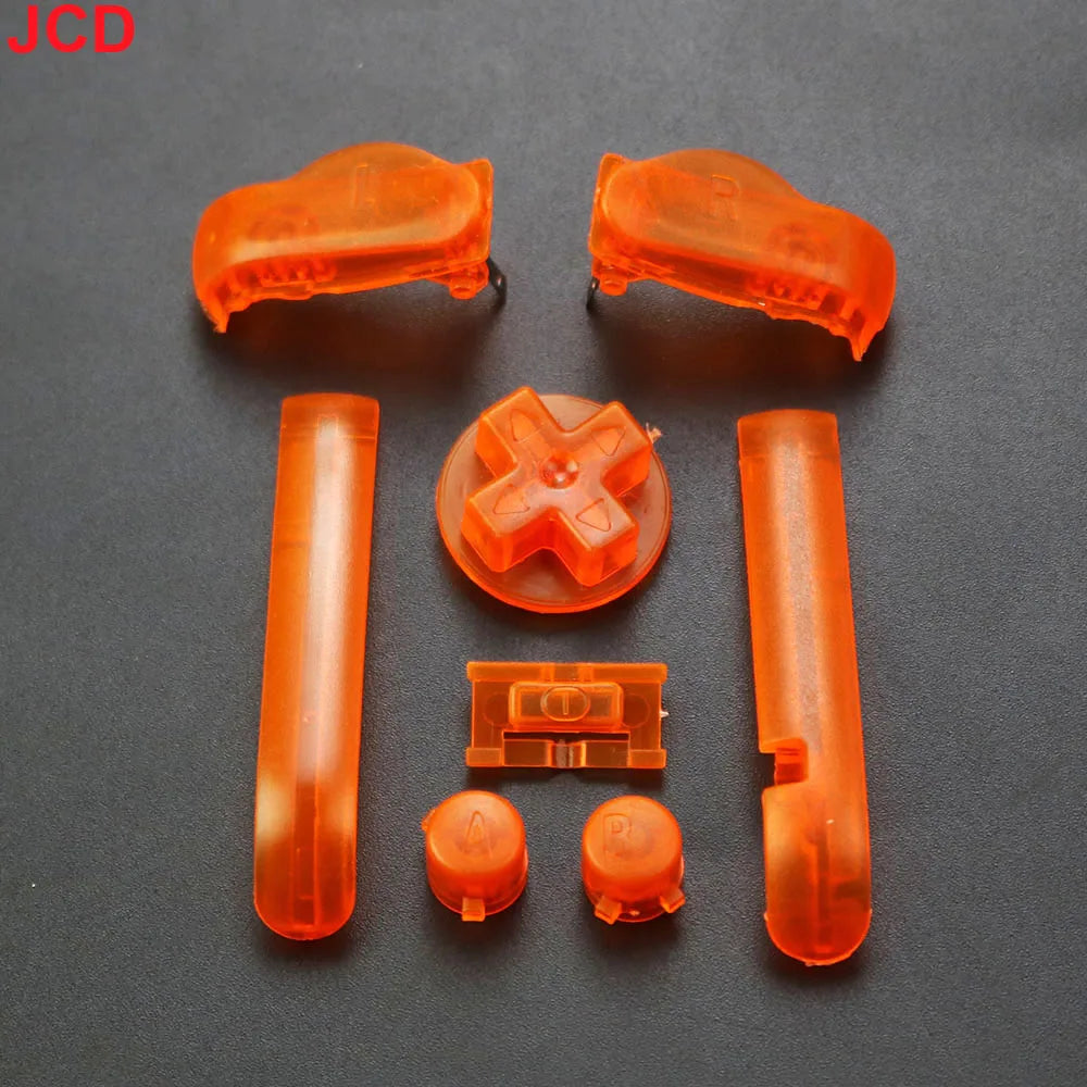 17-Color AB Buttons Keypad Set — High-Quality L/R Buttons & D-Pads for GameBoy Advance GBA with Power ON/OFF Buttons
