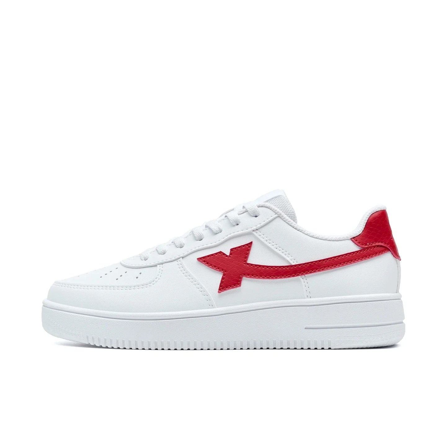 Xtep Men's Skateboarding Shoes - Trendy Street Style Low-Top Thick Sole Sneakers for Jogging & Casual Wear