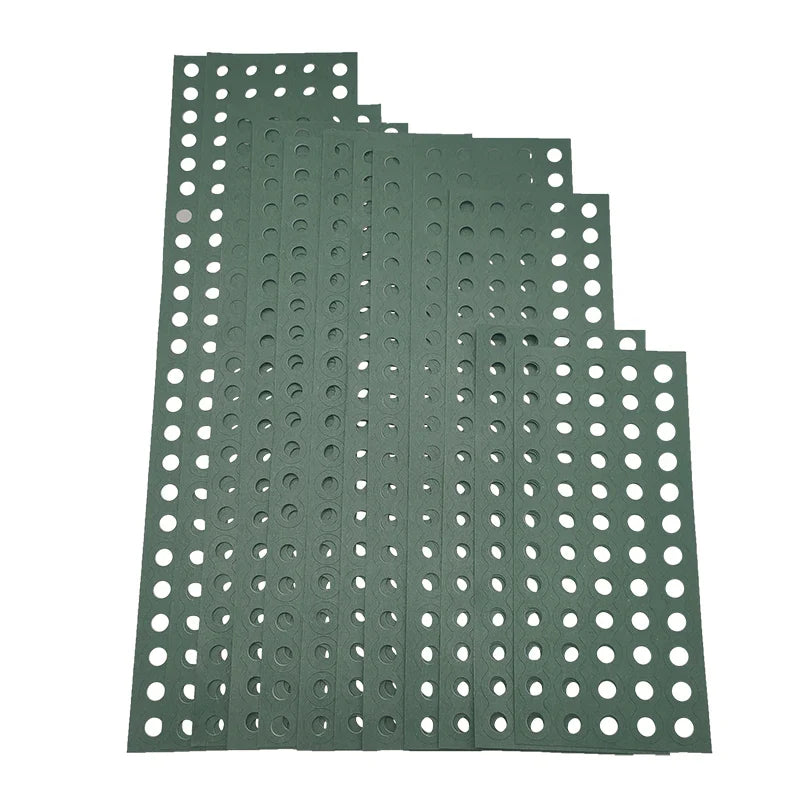 18650 Li-ion Battery Insulation Gaskets – Barley Paper Adhesive Pads for Lithium Cell Protection & Isolation