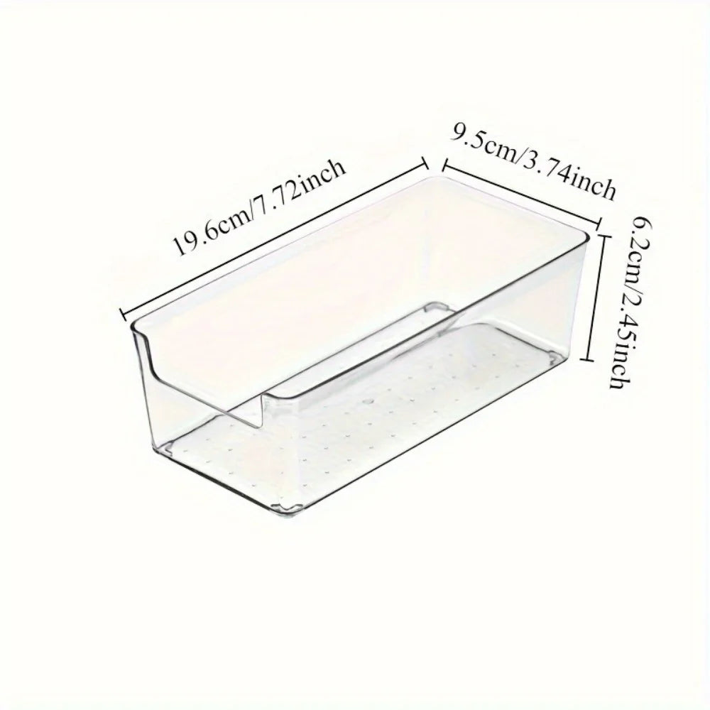 Multifunctional Transparent Storage Box – Durable Desk, Medicine & Home Organizer