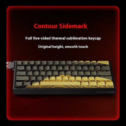 MadCatz MAD60/MAD68 HE 8K Magnetic Switch Gaming Keyboard – 60%/68% Wired RGB Mechanical Keyboard with Rapid Trigger & Custom Keys