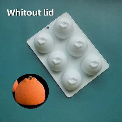 French Dessert 3D Lemon Silicone Mold – Cake, Brownie & Mousse Decorating Pastry Baking Tool