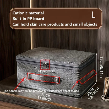 Large Capacity Storage Box with Compartments - Quilt, Bra and Underwear Organizer
