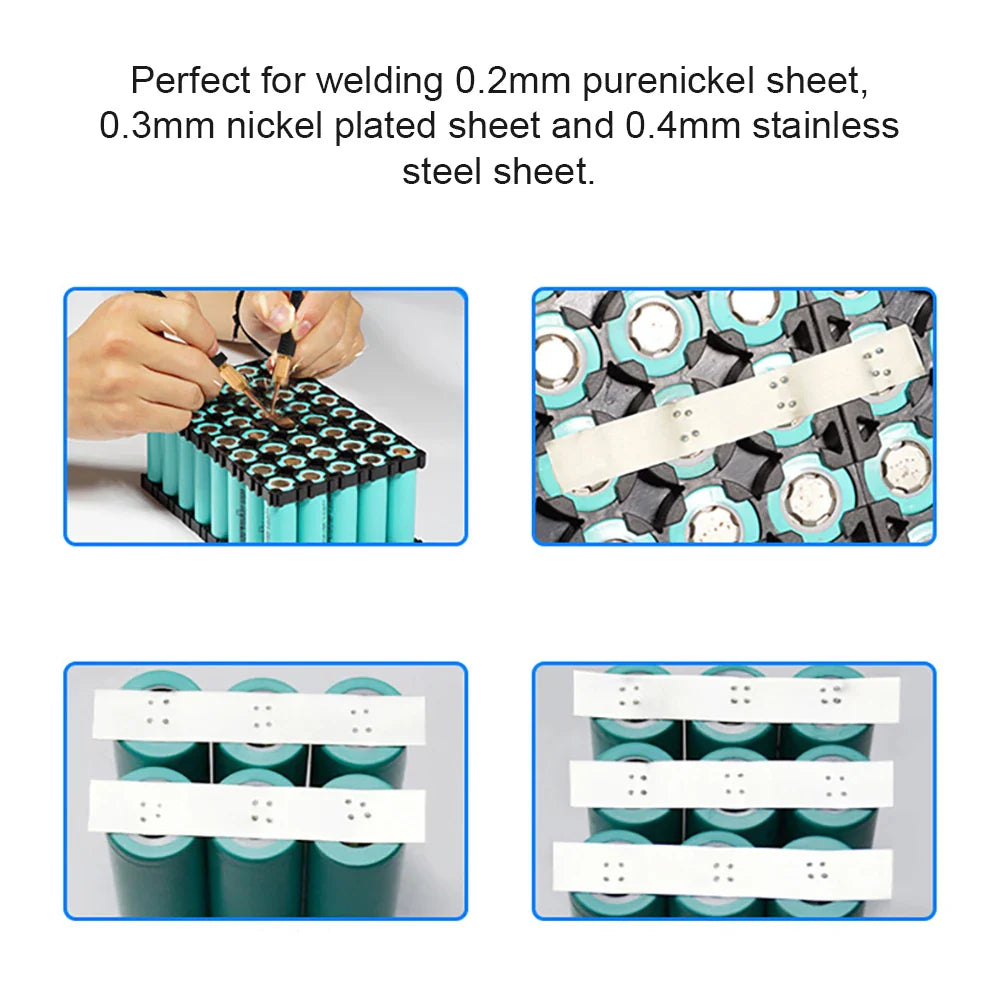 Portable Spot Welding Machine – 120 Gear Adjustable 3000F Capacitor for 18650 Lithium Battery DIY Welding