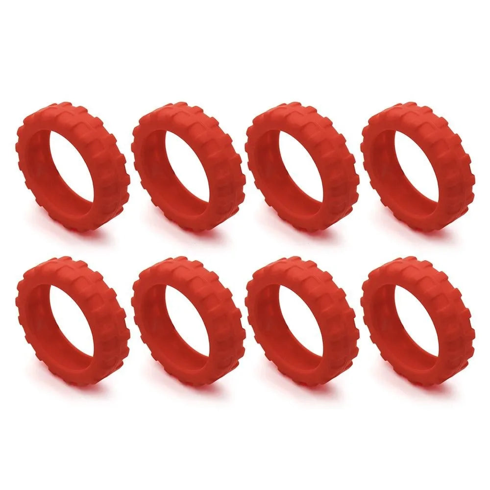 Universal Silicone Luggage Wheel Covers — Travel Suitcase Caster Protector, Noise & Wear Reduction