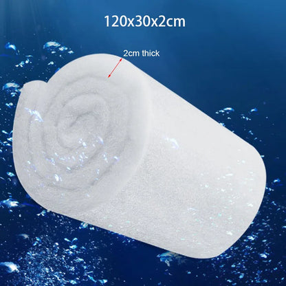 Super Thick Biochemical Aquarium Filter Cotton - Sponge Foam for Fish Tank, Bio Skimmer