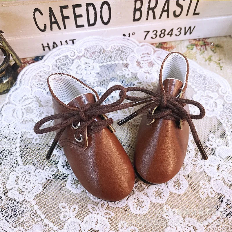60CM BJD Doll Shoes - PU Leather Single Sandals Accessories for 1/3 Scale Dolls