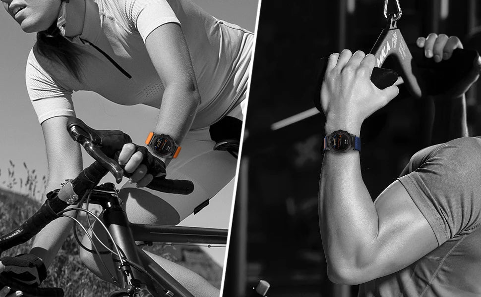 22mm QuickFit Nylon Strap for Garmin Fenix 8 7 6 5 Series, Venu 3, Tactix 7 – Parachute Style Replacement Watch Band 47mm