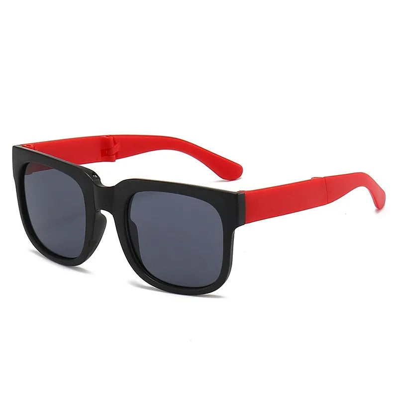 Foldable Kids Sunglasses – UV Protection Cartoon Shades for Boys & Girls, Fashionable Baby Eyewear