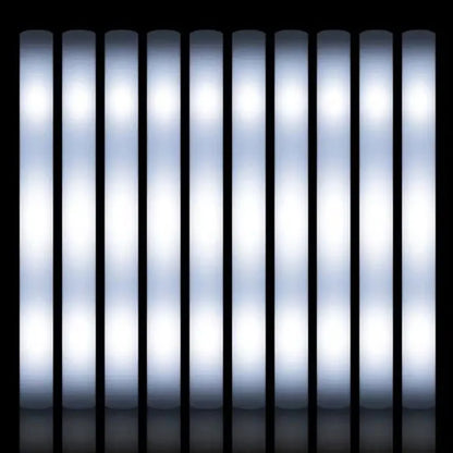 30 Pcs Foam LED Glow Sticks – Colorful Flashing Glow in the Dark Party Supplies for Weddings, Raves & Concerts