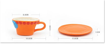 One Piece Mug – Creative Three Brothers Hat Shaped Coffee Cup, Anime Chopper, Ace & Sabo Ceramic Water Cup for Parties