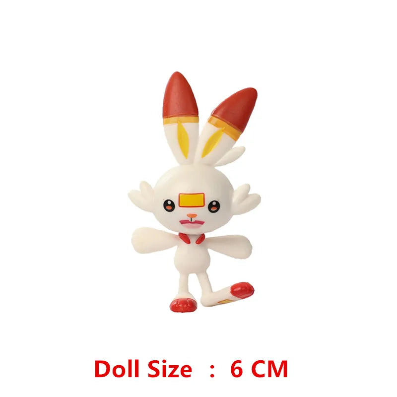 Pokemon Anime Figures – Pikachu, Eevee, Gengar & More Cartoon Action Model Toys for Kids, Bulk Purchase