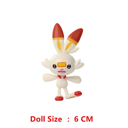 Pokemon Anime Figures – Pikachu, Eevee, Gengar & More Cartoon Action Model Toys for Kids, Bulk Purchase