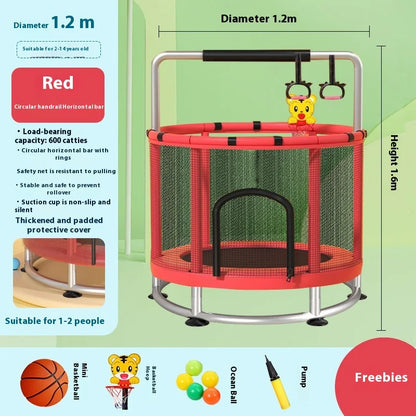 Indoor Trampoline for Kids – Home Use Jumping Bed for Children Aged 3-10
