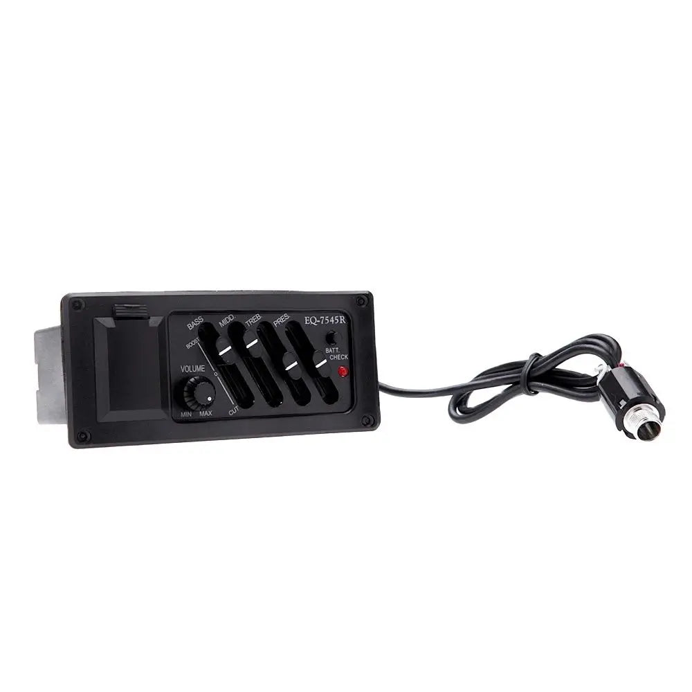 Acoustic Guitar EQ Piezo Pickup & Pre-Amp Unit - EQ-7545R