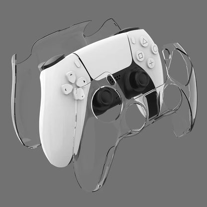 Ultra-Slim Clear PC Cover for PS5 DualSense Controller – Electronic Accessory Protector Case