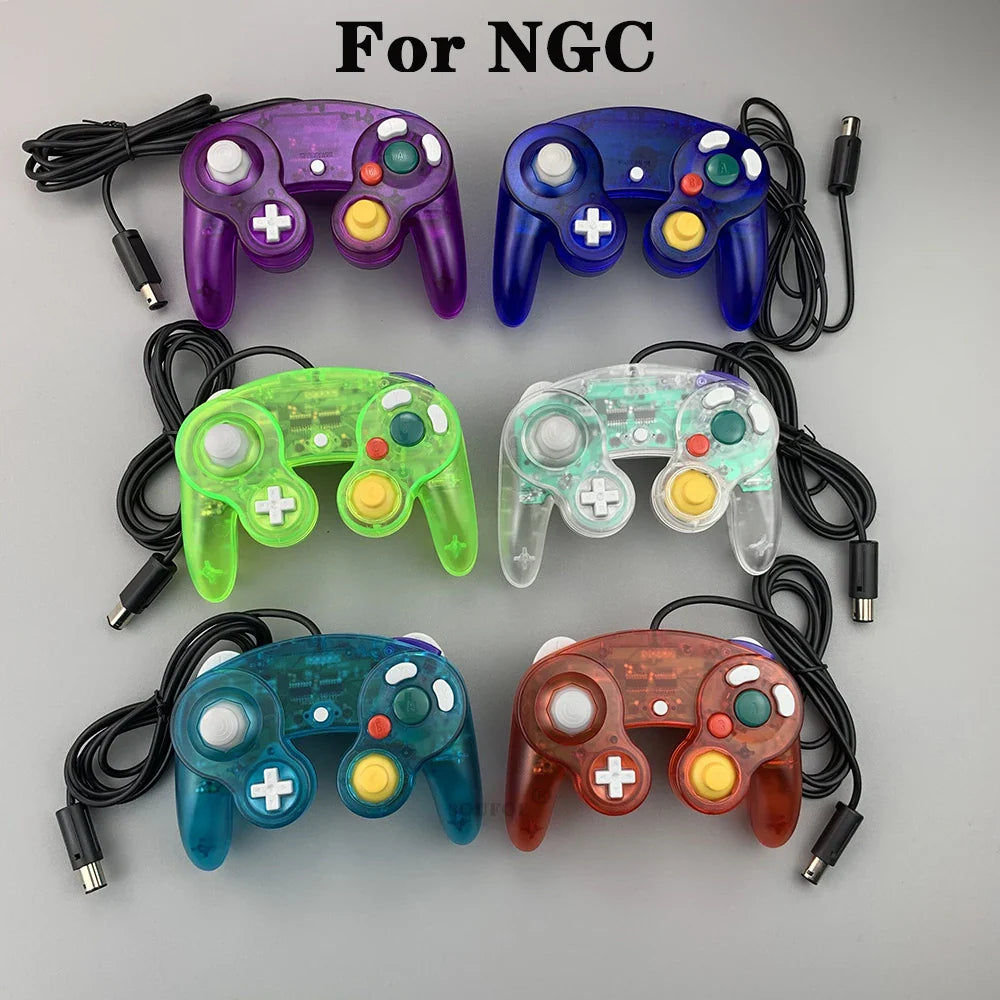 NGC Wired Handheld Joystick Controller – GameCube Gamepad Accessory for Nintendo