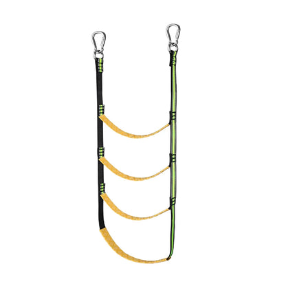 Portable Boat Ladder – Reusable Nylon Rope Ladder for Auxiliary Boarding, 3/4/5 Steps