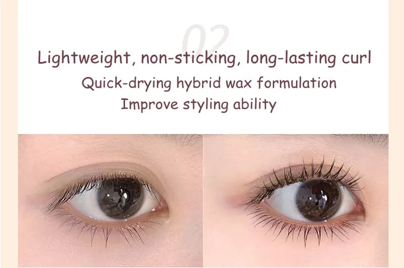 Judydoll Waterproof Silk Fiber Mascara – Black Long Curling Lash Extensions for Sexy Eyes Makeup