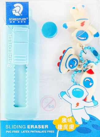 STAEDTLER 525 Telescopic Push Eraser — Professional Drawing Eraser for School & Office